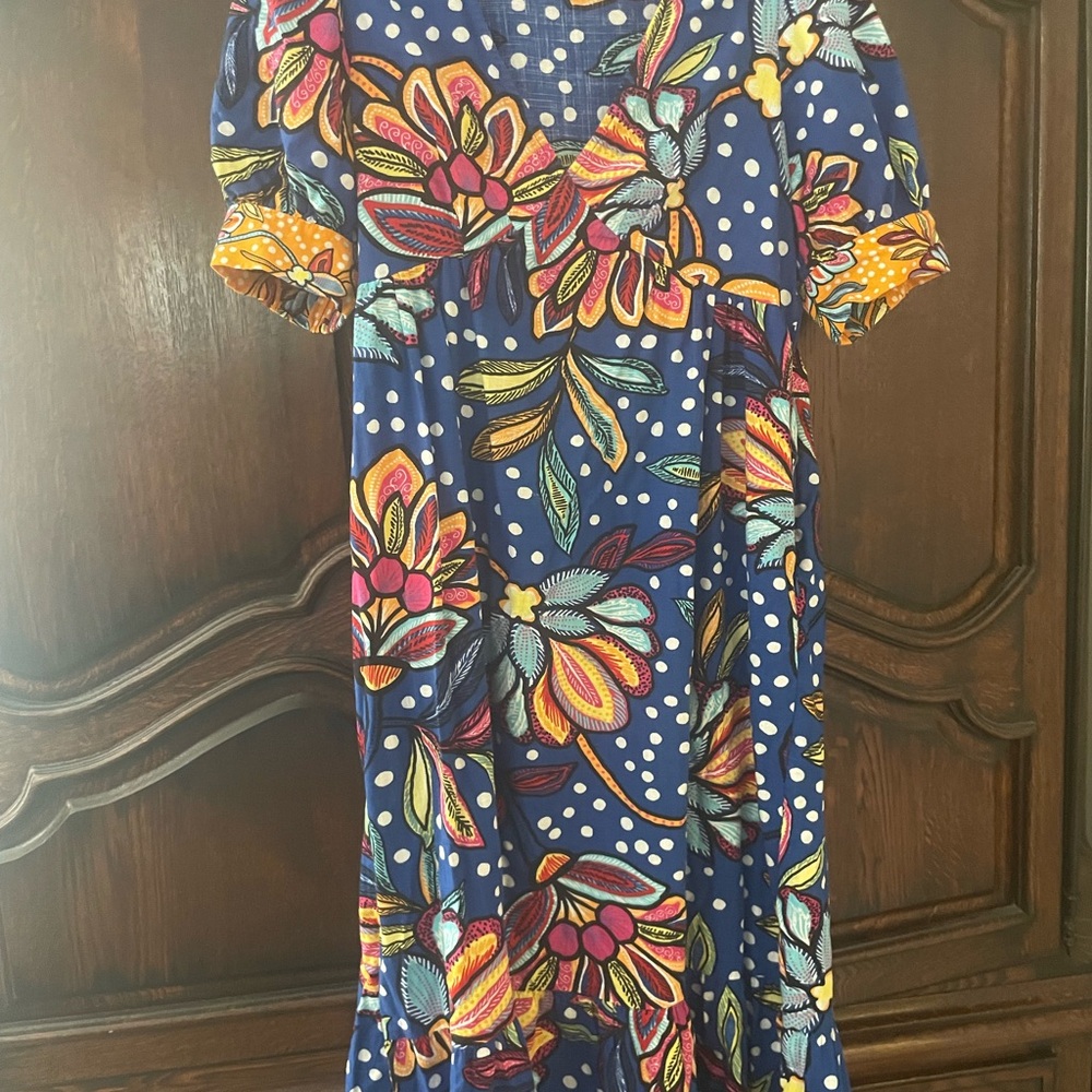 Floral Polka Dot Dress